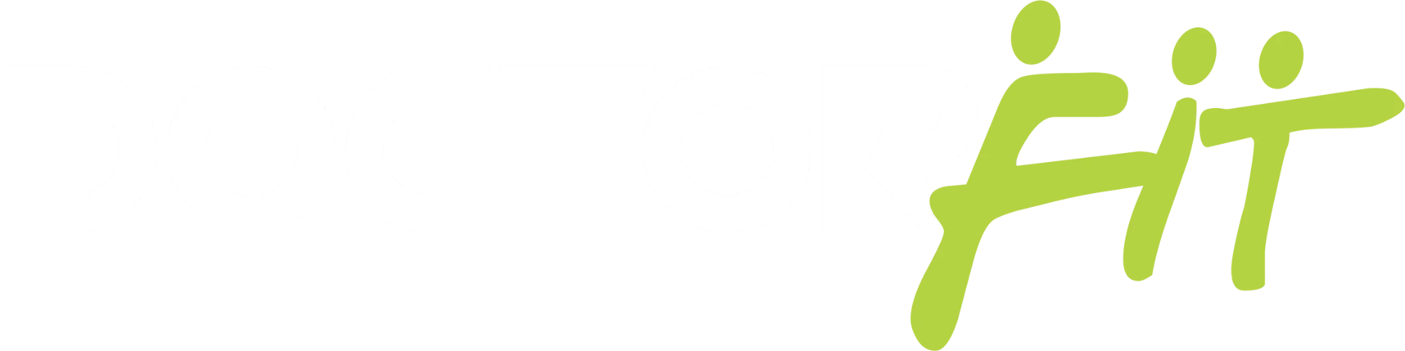 Logo oficial DoctorFit — versão para fundos escuros