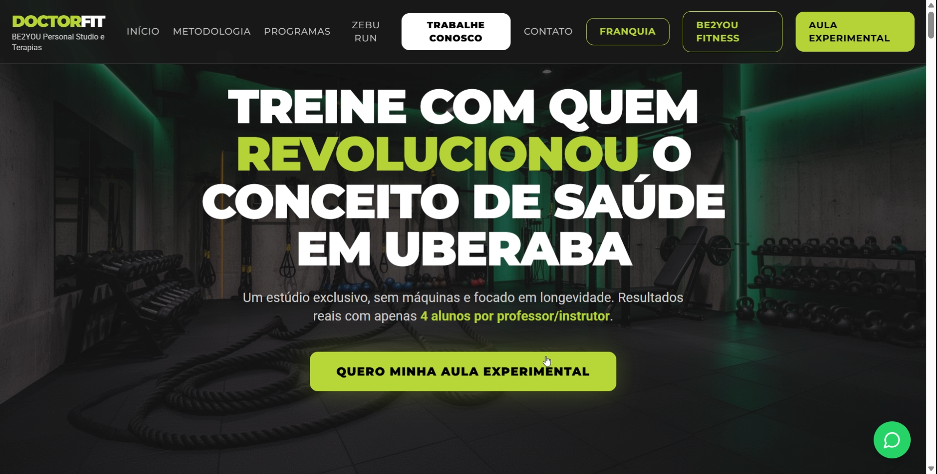 DoctorFit Uberaba — Treino Funcional